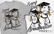 design vintage retro t shirt illustration for merch and clothing brand