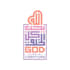 design arabic logo or name using kufi square style