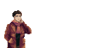 draw you anime pixel art character portrait illustration