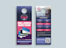 do door hanger design for cleaning, real estate, roofing, solar, lawn care