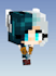 create a retro low poly 3d character