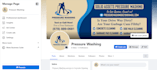 create and set up your facebook business page and instagram business profile