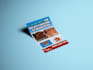 design door hanger, postcard, flyer for painting, roofing, cleaning business