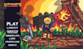 create a pixel art wallpaper or background
