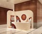 design booth, kiosk event design with 3d render drawing