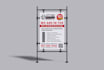 design backdrop yard sign roll up banner hoarding sign and billboard