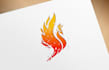 design a modern minimalist logo with full copyright
