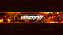 design an ultimate gaming banner for youtube twitch twitter