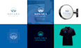 design minimalist logo and branding package design