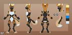 make a cute furry reference sheet for you