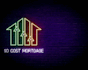 do initial neon text logo with unique animated GIF