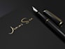 do handwritten initial monogram logo