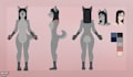 make a cute furry reference sheet for you