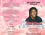 do event, obituary booklet, eulogy, funeral flyer in 3hrs
