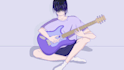 illustrate and animate aesthetic cute lofi animation