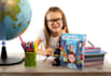 create 5 different children 3d book mockup