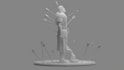 sculpt a 3d character for printing