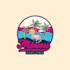 do minimal retro vintage logo for t shirt and clothing brand