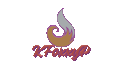 create a 3d rotating logo gif animation spin loop