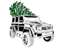 create custom amazing black and white illustration