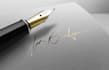 design artistic signature handwritten calligraphy logo