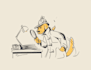 create custom live doodle illustration