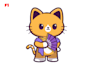 draw simple cute 2d vector cartoon in multiple emotions