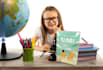create 5 different children 3d book mockup