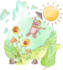 create quirky, and light hearted illustrations