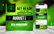 do instagram flyer and facebook post design
