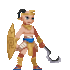 create pixel art character sprite animation and assets