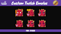 design discord emojis twitch emotes sub badges facebook stickers youtube emojis