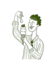 illustrate flat or line characters