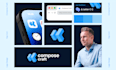 design flat minimalist startup, website, or app icon logo