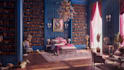 do concept art or 3d background for a game, visual novel, or stream