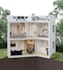 create the 3d cross section or 3d cutaway of the house