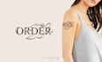 do custom tattoo design, lettering text writing script minimalist tatoo