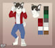 make a cute furry reference sheet for you