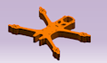 convert  dwg dxf svg file to 3d model in stp igs stl format
