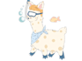 draw people as llamas