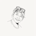 draw your minimalistic portrait in outline