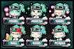 draw cute custome twitch chibi badge panel for  you