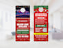 design postcard, eddm mailer, rack card, door hanger, or dl flyer in 24 hours