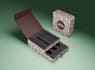 design modern and luxury packaging box and product label
