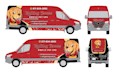 create van wrap design, car wrap design, truck wrap design