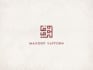 design an arabic square kufic logo for your brand