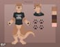 make a cute furry reference sheet for you