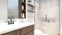 3d bathroom design with renders