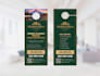 design professional door hanger and rack card for your business