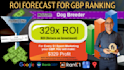 forecast ROI of ranking your google business profile
